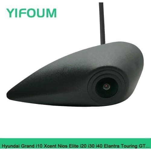 Car Front View Parking Night Vision Positive Logo Camera For Hyundai H-1 iLoad iMax Travel Cargo H300 Huiyi i800 Starex Royale