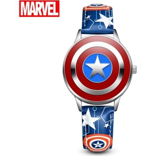 Marvel Children Watches Cool Street Friend Kid Love Students Boy Birthday Gift Wristwatch Steel Cover Soft Band Kids Clock New
