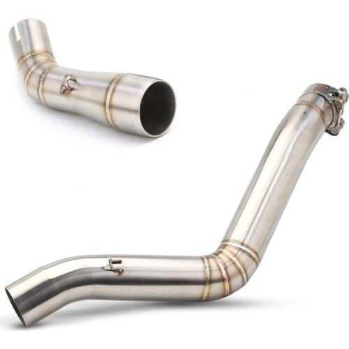 For benelli 502c Motorcycle Full Exhaust System Middle Pipe Link Connect Motorcycle Accessories