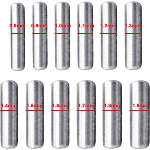 Hot Sell 100Pcs M0.8-M1.9 Stainless Steel Connecting Locating Cylindrical Parallel Pins