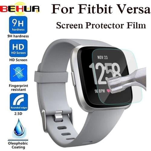 HD Tempered Glass/Frosted/HD/Explosion-proof LCD Screen Protector Film For Fitbit Versa Smartwatch Sporting Goods Accessories
