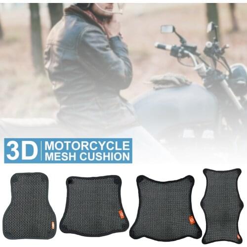 Summer Motorcycle Breathable Cool Sunproof Seat Cushion Cover Heat Insulation Mounting Air Pad Motorbike Seat Protection