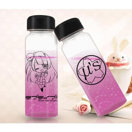 Cartoon Water Bottle Cool Colorful Cup Teenager Gift Exhibition Souvenir Cartoon Characters Water Bottles Travel Water Bottle