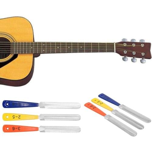 3pcs/set Guitar Files Fret Crowning Slot Filing Luthier Repair Tool Kit Bass Mandolin Repair Tools Musical Instrument accessory