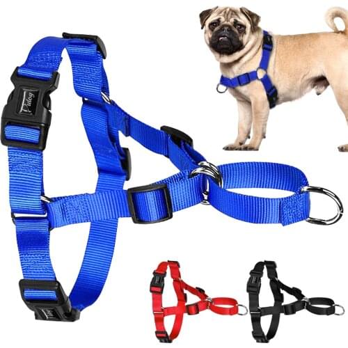 No Pull Pet Harness Nylon Dog Training Harness No Choke Stop Pulling for Medium Large Dogs Walking Pitbull S M L XL Pet Product