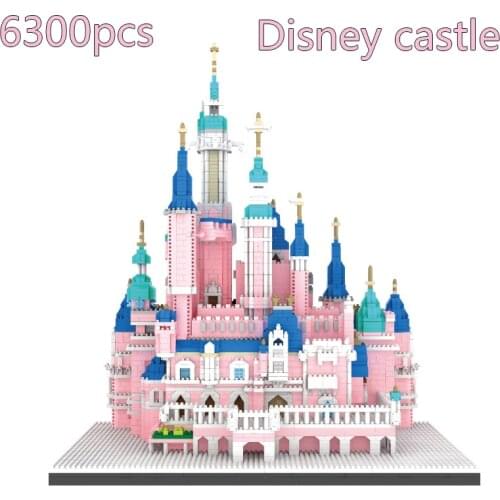 NEW Disney Cartoon anima Mickey Minnie elephant monkey lion 3D model DIY block toy Classic Movie Model Toys For Children Gift