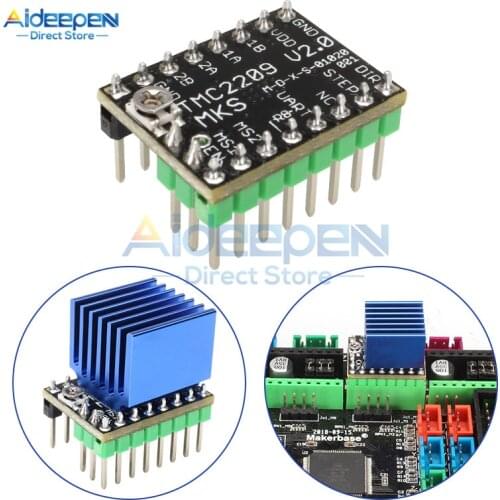 New MKS TMC2209 2209 Stepper Motor Driver StepStick 3d printer parts 2.5A UART ultra silent For SGen_L Gen_L Robin Nano