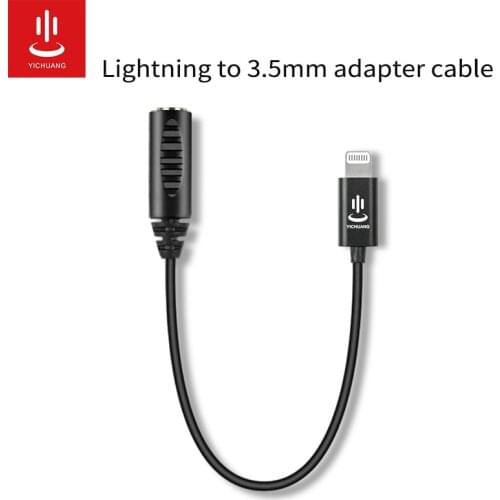 3.5mm TRRS Female to Lighting Adapter Cable/Lightning To 3.5mm male TRS adapter Audio Cable Adapter for IPhone Microphone Conver