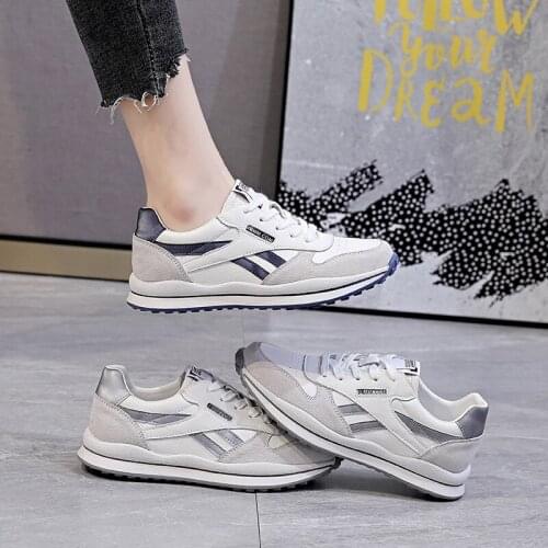 Casual Womens Shoes Spring 2021 Fashion Genuine Leather Platform Sneakers Womens Sports Shoes Woman Flats Chaussure Femme New
