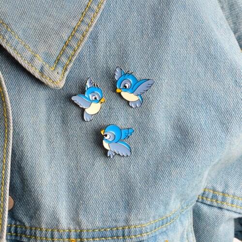 QIHE JEWELRY Bird Brooches For Clothes China
