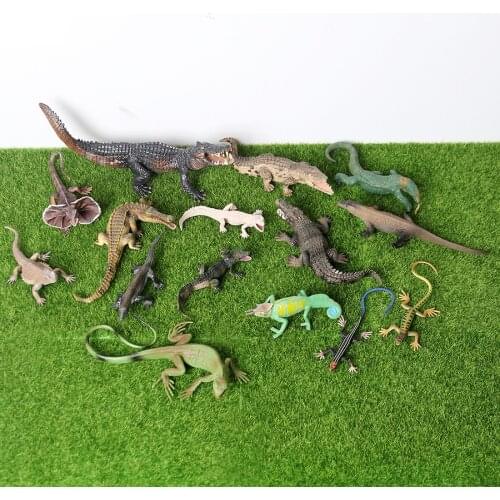Realistic Lizard,komodo dragon,crocodile,Chameleon Amphibians Toy Animal Model Figures for Collection Science Educational toys