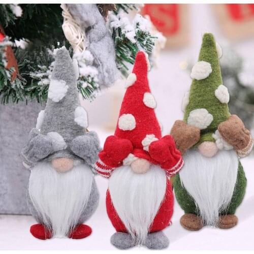 Christmas Faceless Doll Merry Christmas Tree Ornament 2021 Christmas Decoration For Home Navidad Noel Gifts Happy New Year 2022