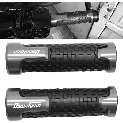 Handlebar Rubber Grip Handle Bar Motorbike Hand Grips Aluminium Motorcycle Accessories For KYMCO DOWNTOWN 125/200/300/350 350 i