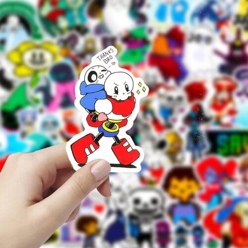 10/30/50pcs Undertale Games Stickers Anime Sans Laptop Graffiti Motorcycles Luggage Skateboard Suitcase Anime Stickers Decal Toy