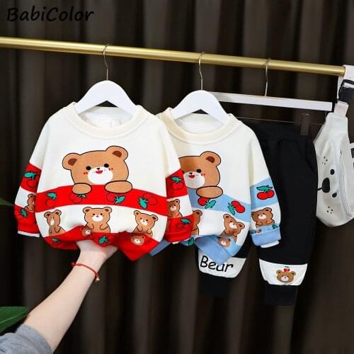 Spring Autumn Boy Clothes Set Kids T-shirt+Pants Suit Clothes Sets Baby Boy Girls Clothing Set Children Outfits Baby Tracksuit