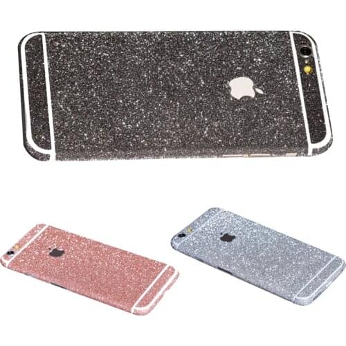 Glossy full body sticker Reverse and reverse film Protective skin for Apple iphone 6 4.7 inch (Silver)