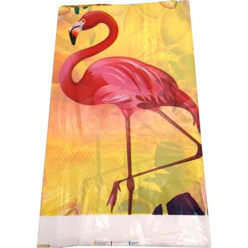 1pcs/lot Flamingo Theme Happy Baby Shower Events Party Decorations Table Cover Kids Girls Favors Tablecloth Birthday Party Maps
