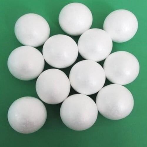 10Pcs DIY Natal Party Wedding Ball Decor Supplies Spheres Decor Crafts 8CM Modelling Polystyrene Styrofoam Foam Ball On Sale