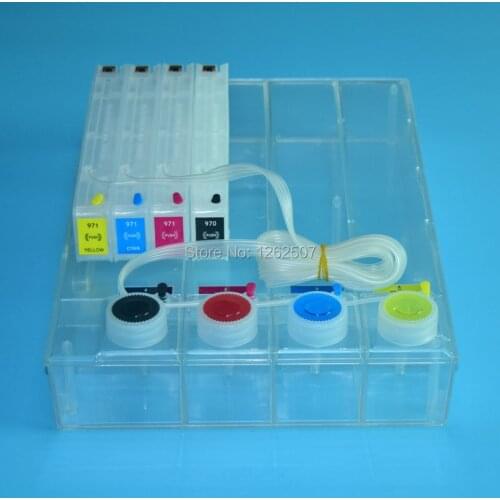 1000ml high Capacity Empty continuous ink supply system HP980xl for HP officejet pro x585dn x585f x585z Multifunction printers