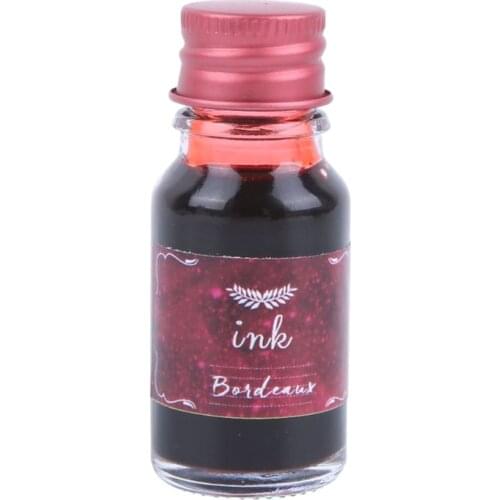 B2RD 1 Bottle Pure Colorful 10ml Fountain Pen Ink Non-carbon Refilling Inks Stationery School Office Supplies