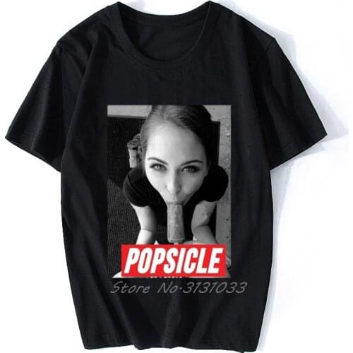 T Shirt Riley Reid Pornostar Popsicle Lollipop Star Swag Deep Throath Hot Sexy Sex Blow Job Anal Men Tshirt Tees Streetwear