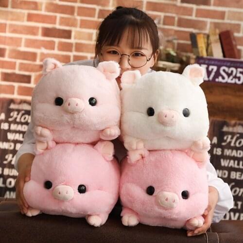 Simulation soft Pig Plush Toys For Children Kawaii Stuffed Animals dolls cute pillow Christmas birthday gift for friends girls