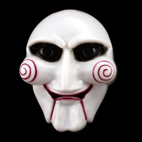 New Arrival Halloween Party Cosplay Saw Puppet Mask Masquerade Costume Billy Jigsaw Props Masks Festive Atmosphere Supplies
