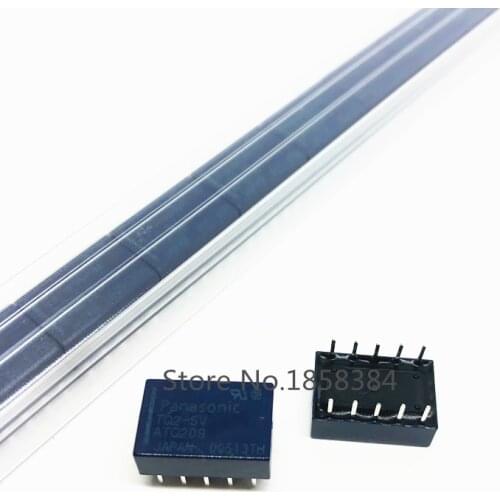 NEW Signal relay 5PCS/lot TQ2-3V TQ2-5V TQ2-12V TQ2-24V TQ2 12V TQ2-48V 5VDC 1A 10PIN Two open and closed