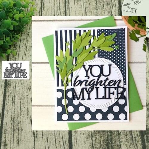 New Dies 2020 Metal Cutting Dies English words diy photo album Scrapbooking Stencil Die Cuts Card Making