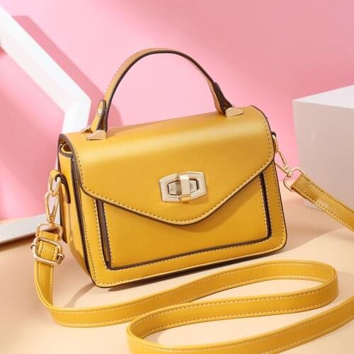 Wholesale Small Bag 2021 New Korean Version of Stiletto Womens Bag Fashion One-shoulder Bag Simple PU Small Square Bag