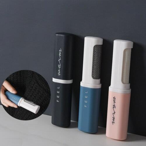 Portable double-headed clothes hair ball brush, multi-functional clothes ball trimmer, sweater hair sticking device