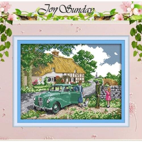 Farewell Patterns Counted Cross Stitch 11CT 14CT Cross Stitch Set Wholesale Animals Cross-stitch Kit Embroidery Needlework