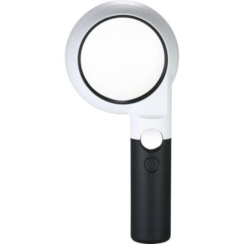 Handheld Magnifying Glasses 20X with 11 LED Light for Reading Illuminated Magnifier Glasses for Inspection Jewelry Appraisal
