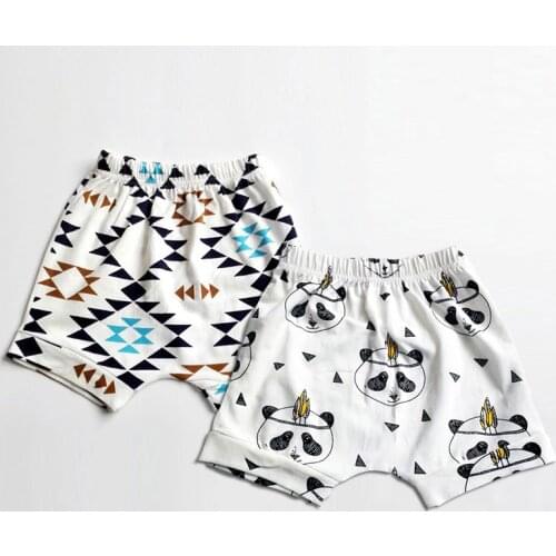 Infant Baby Harem Pants Soft Cotton Shorts Newborn Baby Boys Girls Short Trousers PP Pants Diaper Covers Bloomers 0-24 months