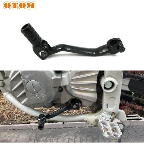 OTOM Folding Steel Gear Shift Lever Motorcycle Accessorie Shifter Pedal For HONDA CB KAYO T4 GUIZUN MX6 Series ATV Pit Dirt Bike