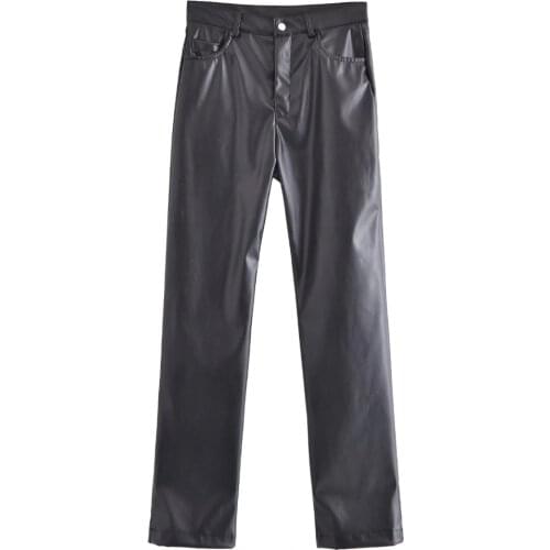 SLMDWOMAN Women's Straight Trousers