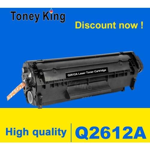 Toney King Q2612A 12A 2612 Compatible Toner Cartridge for HP LaserJet 1010 1012 1015 1020 3015 3020 3030 3050 1018 1022 Printer