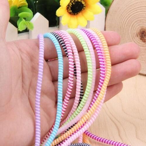 Cable Winder Wire Case Data Line conservancy Spring For Xaiomi Data Case Huawei Wire Cord Twine Protection Line Rope Spring C8L8