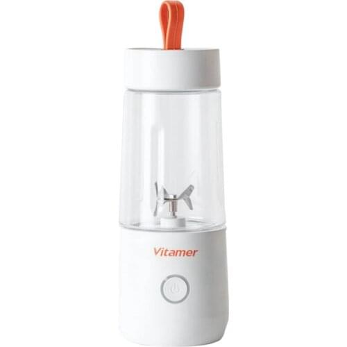 Vitamer Personal Blender 350Ml Portable Fruit Blender Mixer USB Rechargeable Juicer Machine Mini Fruit Mixer Cup Juicing Cup