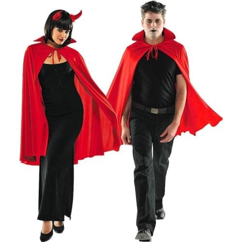 Adult Holloween Costumes Vampire Capes Hooded Robes Halloween Cloak Full Length