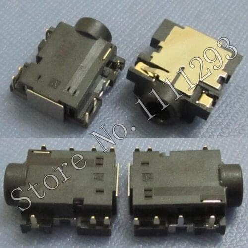 10pcs/lot Audio Jack Socket Connector for Dell Vostro 3500 V3500 Laptop etc headphone microphone Port , 7-pin