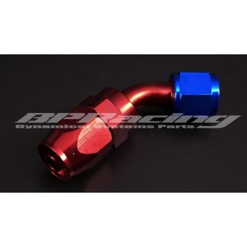 10AN AN10 45 degree Aluminum Hose End Fitting Adapter Push On Lock Hose End for Oil Fuel Hose Line