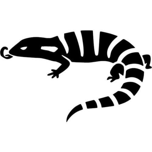 15.3CM*9.3CM Cartoon Lizard Vinyl Decal Pattern Decor Car Trunk Car Sticker