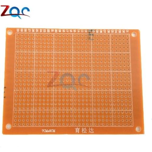 5Pcs DIY Prototype Paper PCB Universal Experiment Matrix Circuit Board 7x9cm 7*9