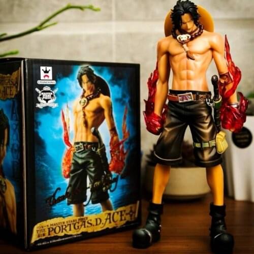 Anime One Piece 26cm One Piece ZERO Portgas D Ace PVC Action Figure Model Toys with Original Box