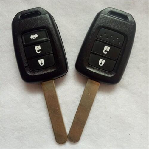 DAKATU 2 BUTTON 3 Buttons Remote Key Shell For Honda FIT XRV VEZEL CITY JAZZ CIVIC HRV Remote Case Fob