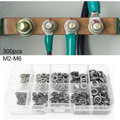 M2-M6 Gasket Washers Stable Performance Corrosion Resistance Stainless Steel Sealing Washer for Equipment Manufacturing