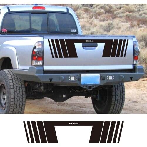 Pickup Tailgate Decals For Toyota Tacoma Truck Rear Tail Graphics Vinyl Film Decor Covers Car Stickers Auto Tuning Accessories