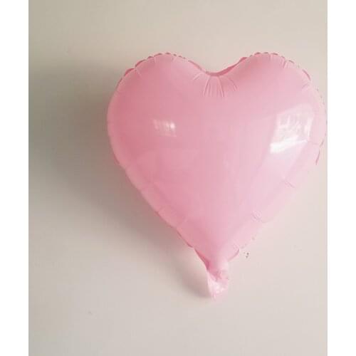 Tender Pink Balloon Wedding Decoration Heart Shape 18inch Kids Birthday Party Decorations Classic Toys Gift Baby Shower Supply