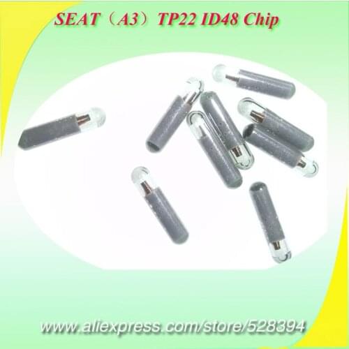 Wholesale 50pcs Top Quality Car Key Transponder Chips ID:48 For SEAT (A3) TP22 ID48 Chip Glass